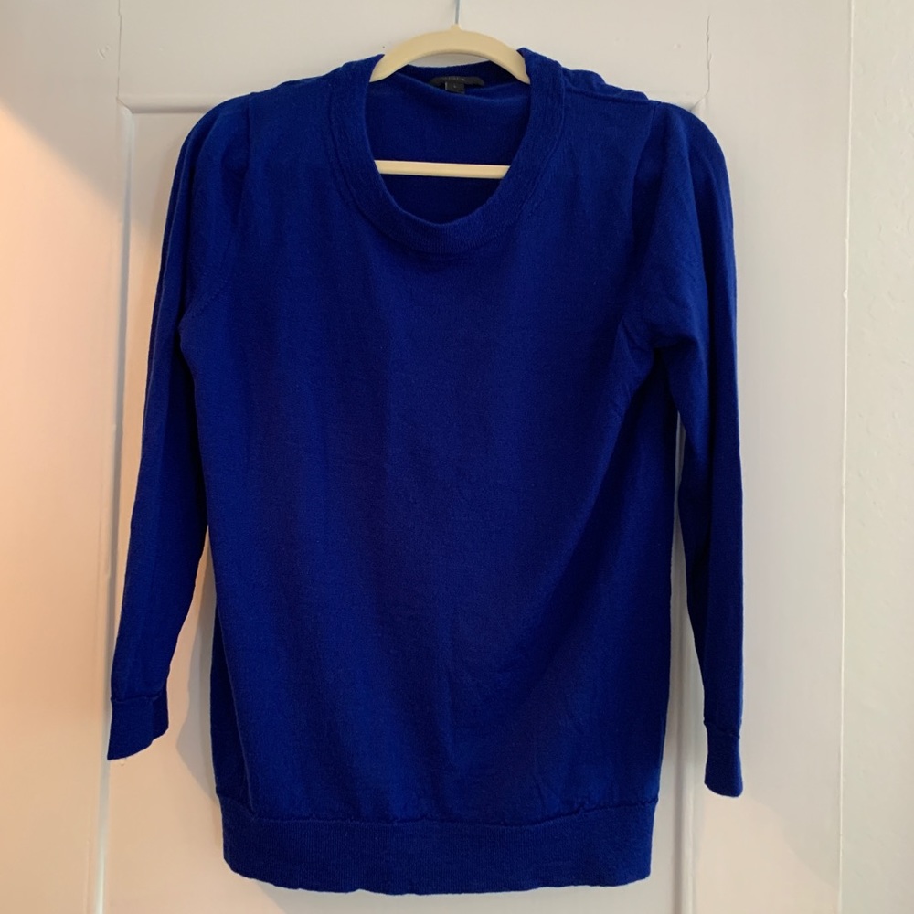 J Crew Tippi Sweater Cobalt blue XL